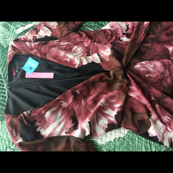 SOLD — Deep V Goddess Maxi Dress - Picture 3 of 5